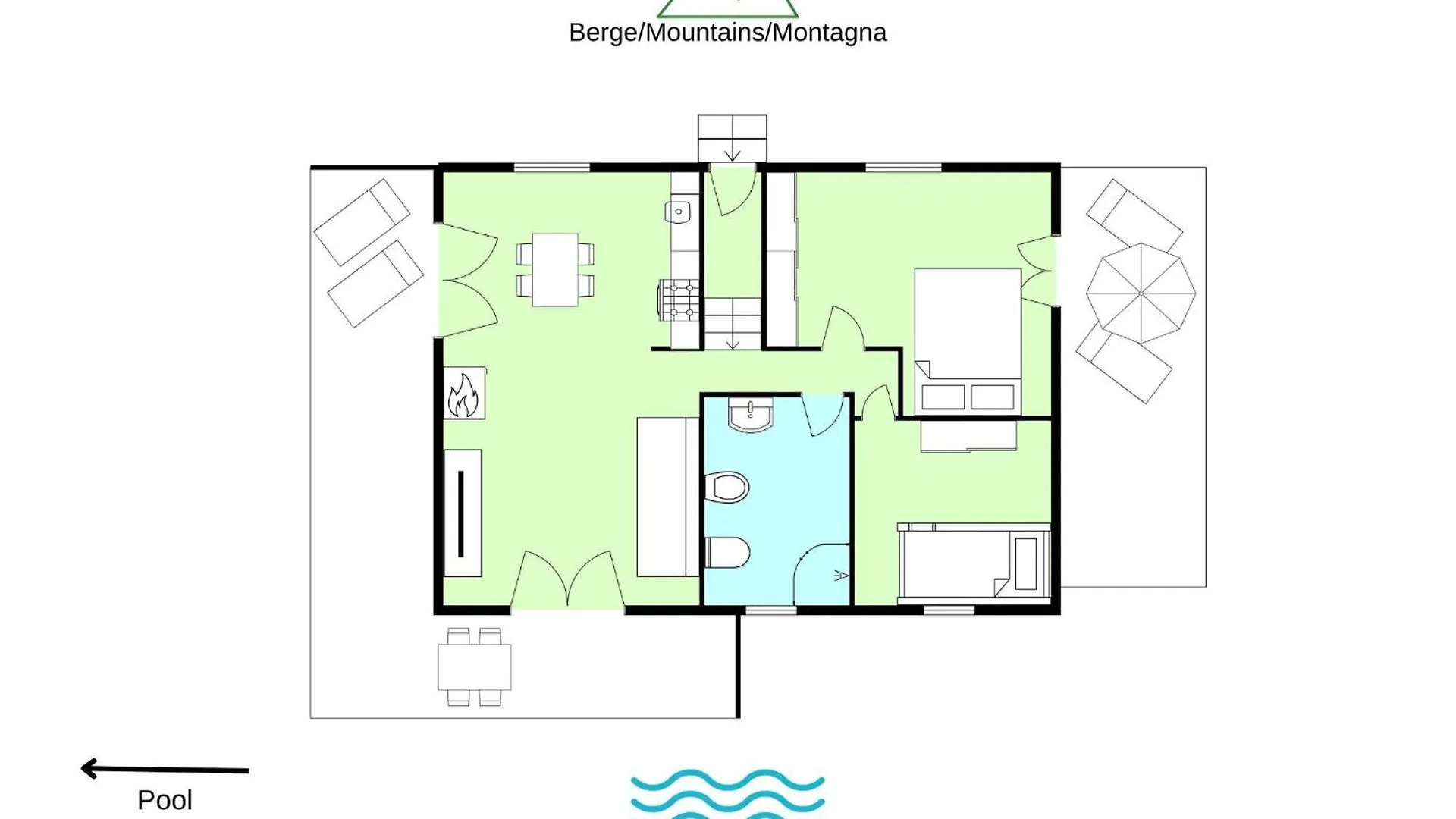 Appartement Beata Rose Ferienwohnung Colico